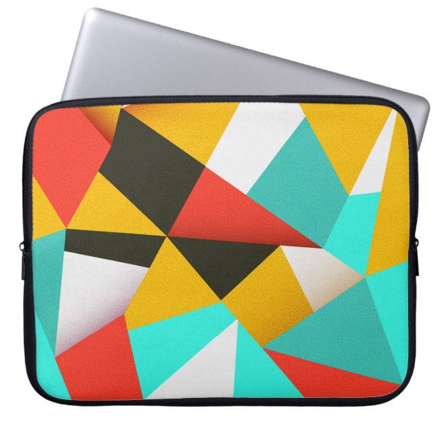 Capa Para Notebook Abstrato: Mistura Colorida. (Frente)