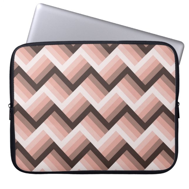 Capa Para Notebook Abstrato Modern 3D Stripe sem costura (Frente)