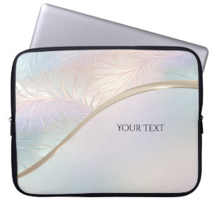 Capa Para Notebook Abstrato moderna Bolsa de laptop iridescente