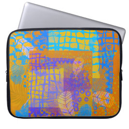 Capa Para Notebook Abstrato moderna Bolsa de laptop natural
