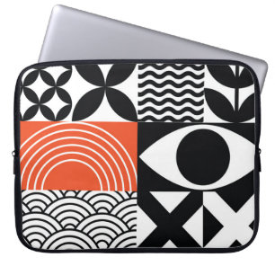 Capa Para Notebook Abstrato moderno: Canvas de Design artística.