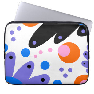Capa Para Notebook Abstrato Moderno Floral