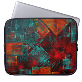 Capa Para Notebook Abstrato Moderno Padrão Artístico Legal Colorido