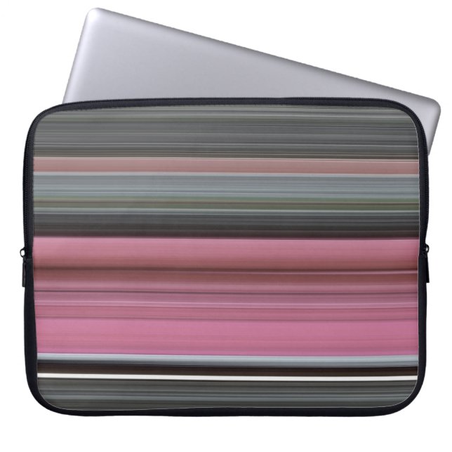 Capa Para Notebook Abstrato nº 1: Rosa e cinzas (Frente)