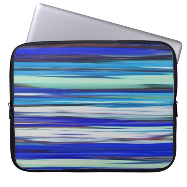 Capa Para Notebook Abstrato nº 2: borrão azul (Frente)