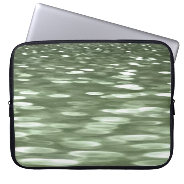 Capa Para Notebook Abstrato nº 3: borrão verde-oliva (Frente)