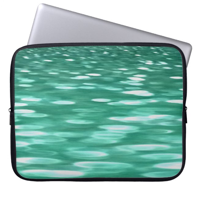 Capa Para Notebook Abstrato nº 3: Shimmer Verde (Frente)