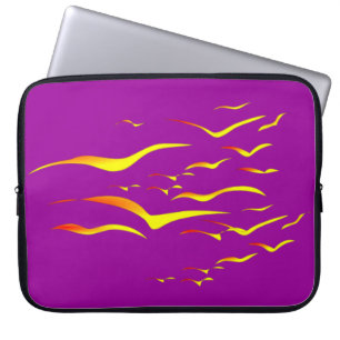 Capa Para Notebook Abstrato na Bolsa de laptop de voo