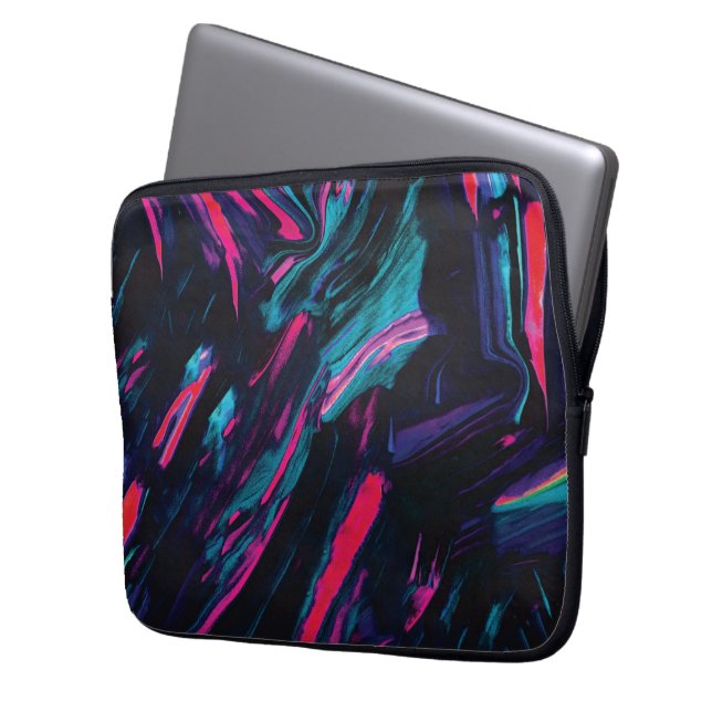 Capa Para Notebook Abstrato Neoprene Bolsa de laptop 13 polegadas (Frente Esquerda)