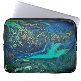 Capa Para Notebook Abstrato Neoprene Bolsa de laptop "Flow Lake"