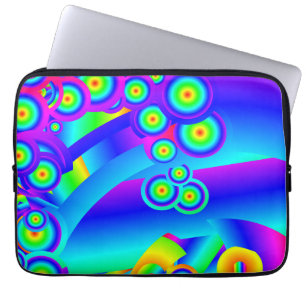 Capa Para Notebook Abstrato Ocean Waves Eletrônicos Bag