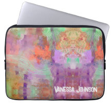 Abstrato pessoal psicodélico único verde verde