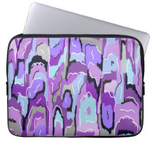 Abstrato púrpura com realces azuis e pretos