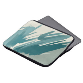 Capa Para Notebook Abstrato Teal