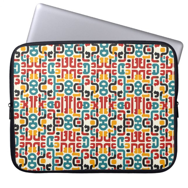 Capa Para Notebook Abstrato Tribal (Frente)