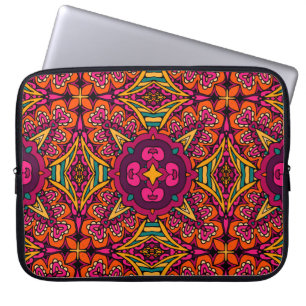 Capa Para Notebook Abstrato Tribal vintage com um padrão étnico sem d