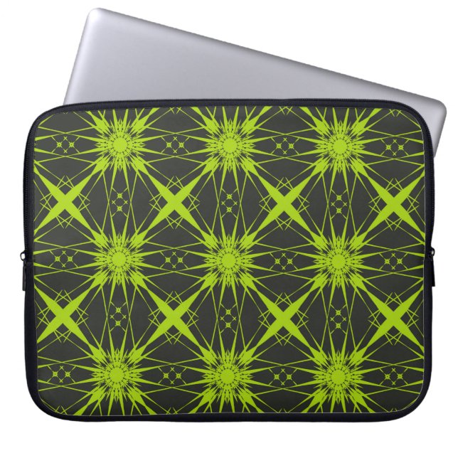 Capa Para Notebook Abstrato verde. Gráficos de moda.abstra (Frente)