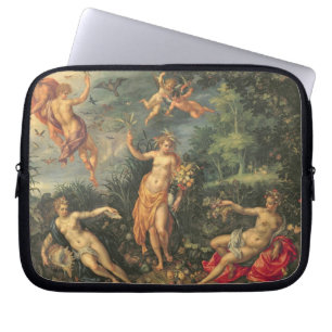 Capa Para Notebook Abundância e os quatro elementos, c.1606 (óleo n