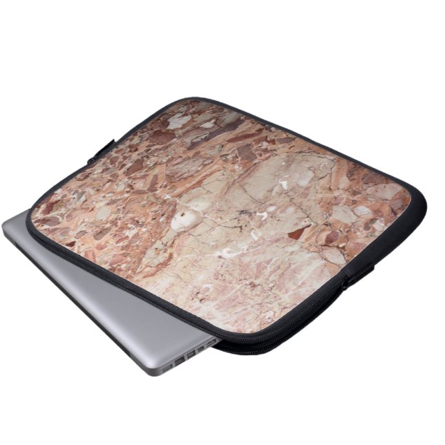 Capa Para Notebook Acabamento em mármore de pedra roxa de Borgonha (Frente Inferior)