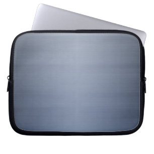 Capa Para Notebook Aço Azul Bruto Metal