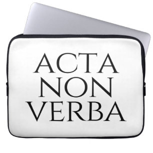 Capa Para Notebook Acta Non Verba
