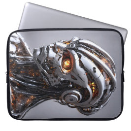 Capa Para Notebook Advanced AI Chrome Android Cyborg Futuristic