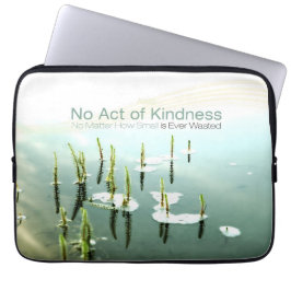 Capa Para Notebook Aesop Inspirational Cote Bolsa de laptop "gentilez