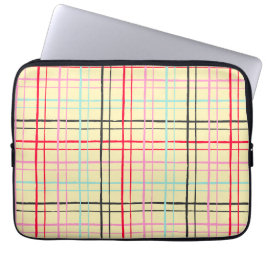 Capa Para Notebook Aesthetic Pastel Hand Drawn Grid Retro Pop