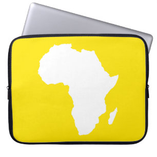 Capa Para Notebook África Austral Amarela ouro