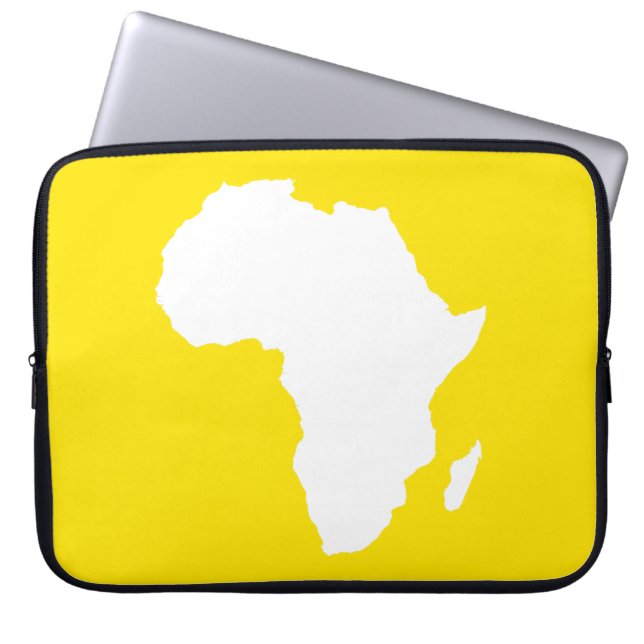 Capa Para Notebook África Austral Amarela ouro (Frente)