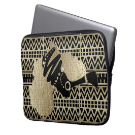 Capa Para Notebook África no Dourado