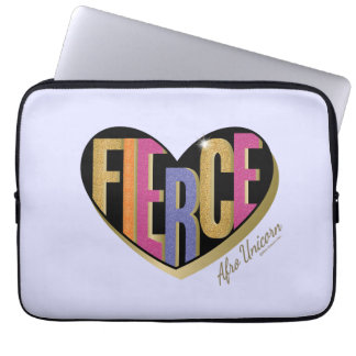 Capa Para Notebook Afro Unicorn Fierce Heart Design