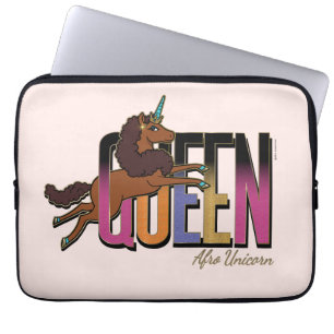 Capa Para Notebook Afro Unicorn Queen Design
