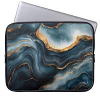 Agate Geode com mármore azul Dourado e Marinho