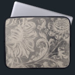 Capa Para Notebook Aged Floral<br><div class="desc">Aged Floral II pelo Vision Studio. Padrão composto por designs florais desbotados e semelhantes a antigas.</div>