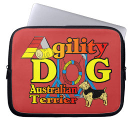 Capa Para Notebook Agilidade de Terrier australiana