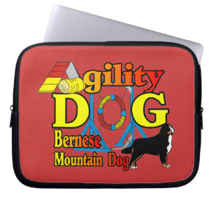 Capa Para Notebook Agilidade dos Cachorros de Montanha Bernese