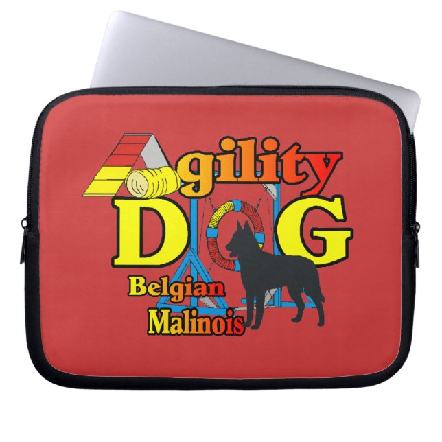 Capa Para Notebook Agilidade Malinois Belga (Frente)