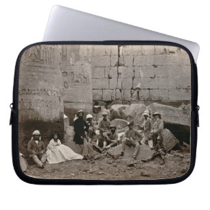 Capa Para Notebook Agrupe a fotografia no Salão das colunas, Karnak,