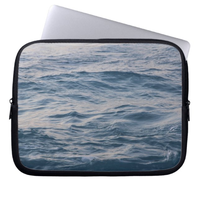 Capa Para Notebook Água do mar vista aproximada  (Frente)