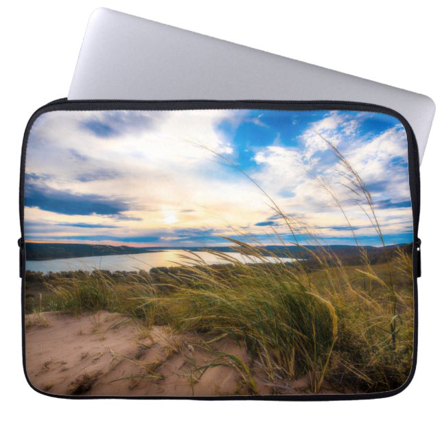 Capa Para Notebook Água | Glen Lake Sleeping Bear Dunes Michigan (Frente)