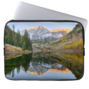 Capa Para Notebook Água Maroon Bells Lake Aspen Trees