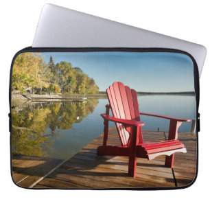 Capa Para Notebook Água Presidente Adirondack no lago