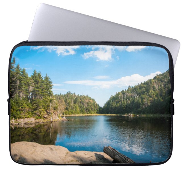 Capa Para Notebook Água | Spruce Lake Quebec, Canadá (Frente)