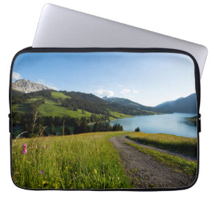Capa Para Notebook Água Suiço De Pegada Dos Alpes