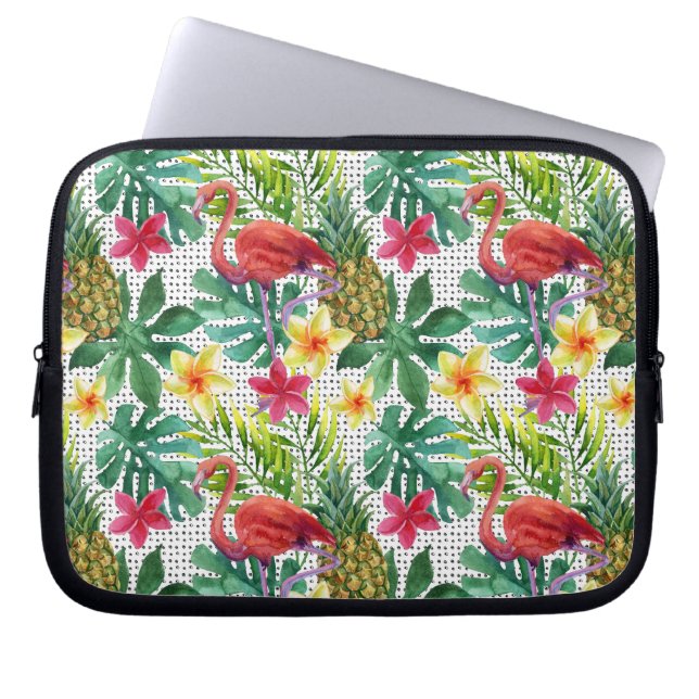 Capa Para Notebook Aguarela tropical (Frente)