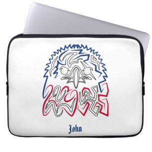 Capa Para Notebook Águia Americana do Dia da Independência
