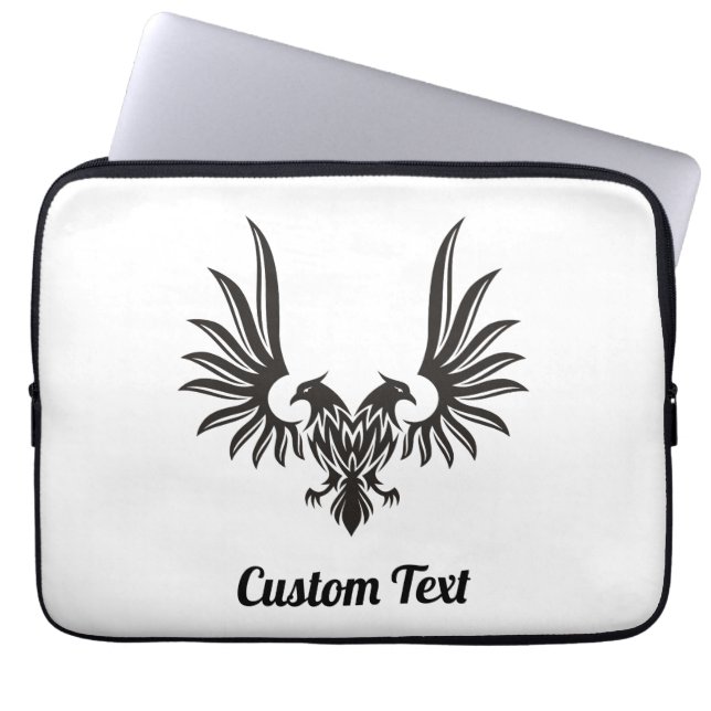 Capa Para Notebook Águia com duas Bolsas de laptop de Cabeça (Frente)