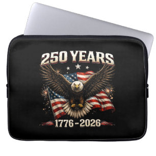 Capa Para Notebook Águia Patriótica dos EUA Aniversário de 250 anos 2