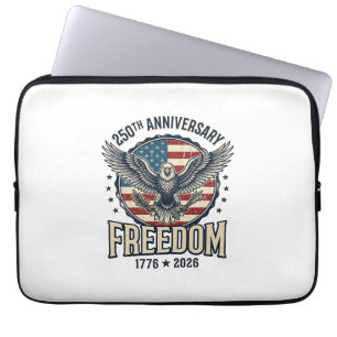 Capa Para Notebook Águia Patriótica Vintage do 250º Aniversário da Li